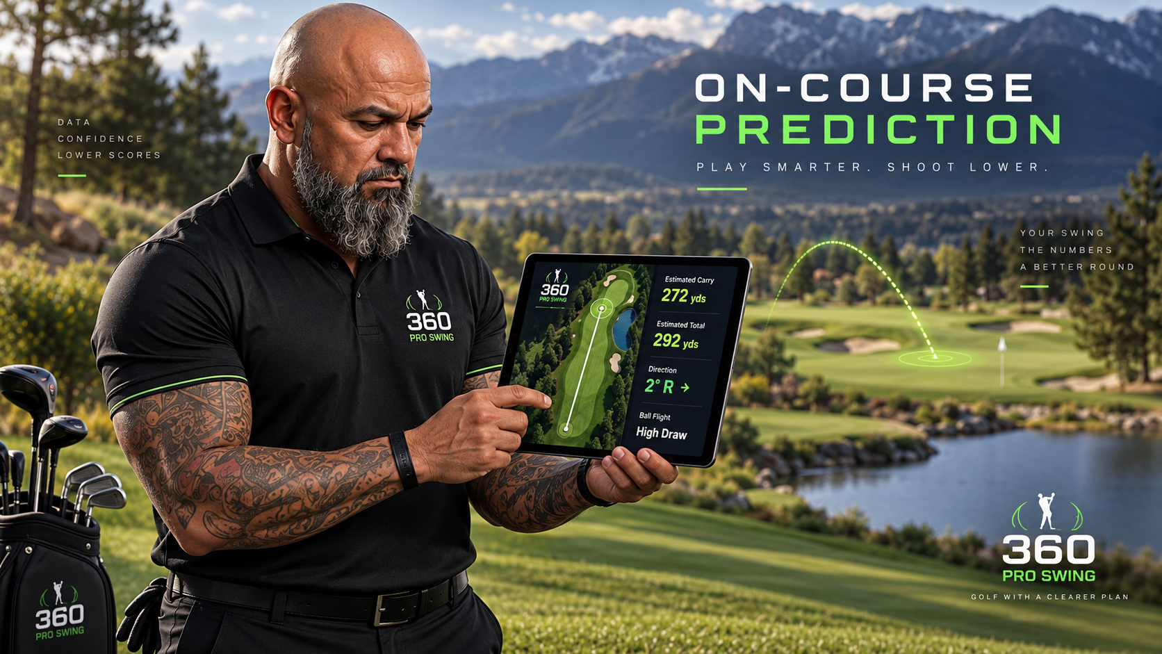 In-development personalized on-course golf shot prediction