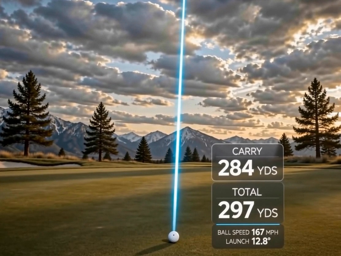 Estimated golf shot results and launch data
