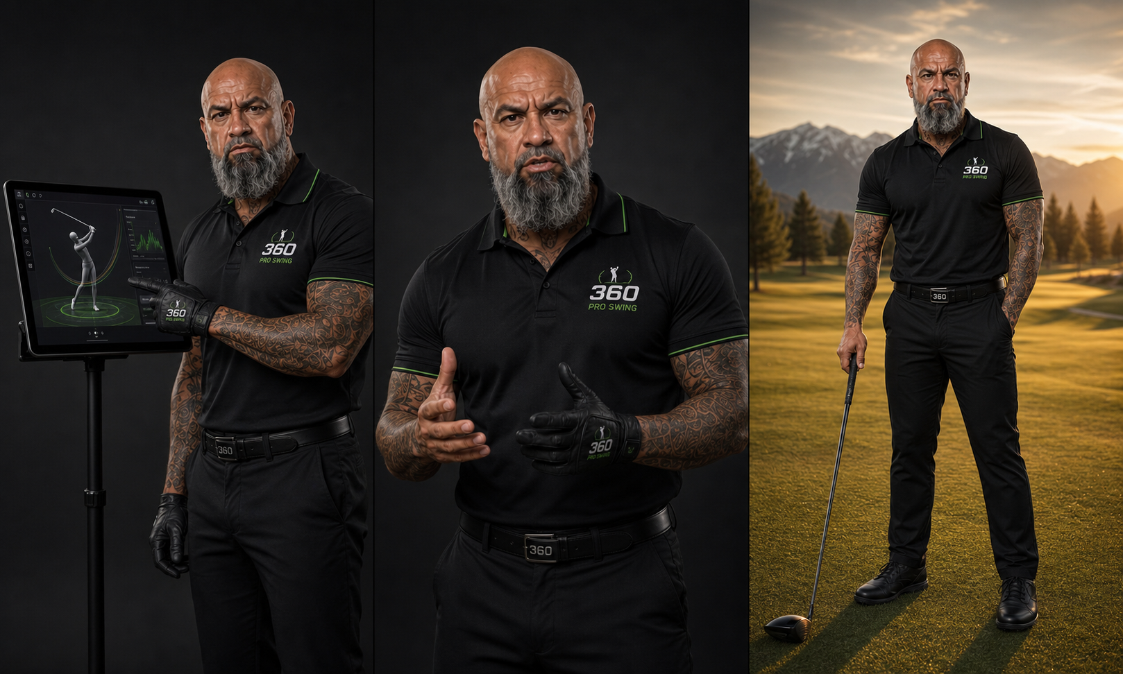 360 Pro Swing trainer demonstrations